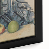 Modern Wall Art: Classic Still Life with Apples and Draped Cloth