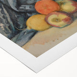 Modern Wall Art: Classic Still Life with Apples and Draped Cloth