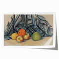 Modern Wall Art: Classic Still Life with Apples and Draped Cloth
