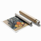 Modern Wall Art: Classic Still Life with Apples and Draped Cloth