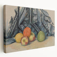 Modern Wall Art: Classic Still Life with Apples and Draped Cloth
