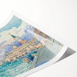 Impressionist Venice Wall Art - Claude Monet-Style Landscape Painting