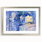 Venice Night Festival Impressionist Art - Claude Monet-Style Print