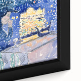Venice Night Festival Impressionist Art - Claude Monet-Style Print