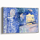 Venice Night Festival Impressionist Art - Claude Monet-Style Print