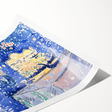 Venice Night Festival Impressionist Art - Claude Monet-Style Print