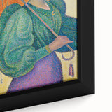 Femme à l'Ombrelle Modern Wall Art – Vibrant Pointillist Decor