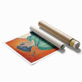 Femme à l'Ombrelle Modern Wall Art – Vibrant Pointillist Decor