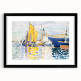 Venetian Sailing Scene Impressionist Art - Modern Wall Decor Print