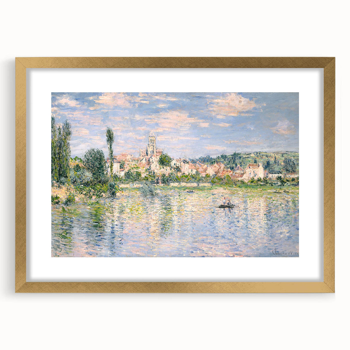 Claude Monet's Vétheuil in Summer - French Impressionist Wall Art