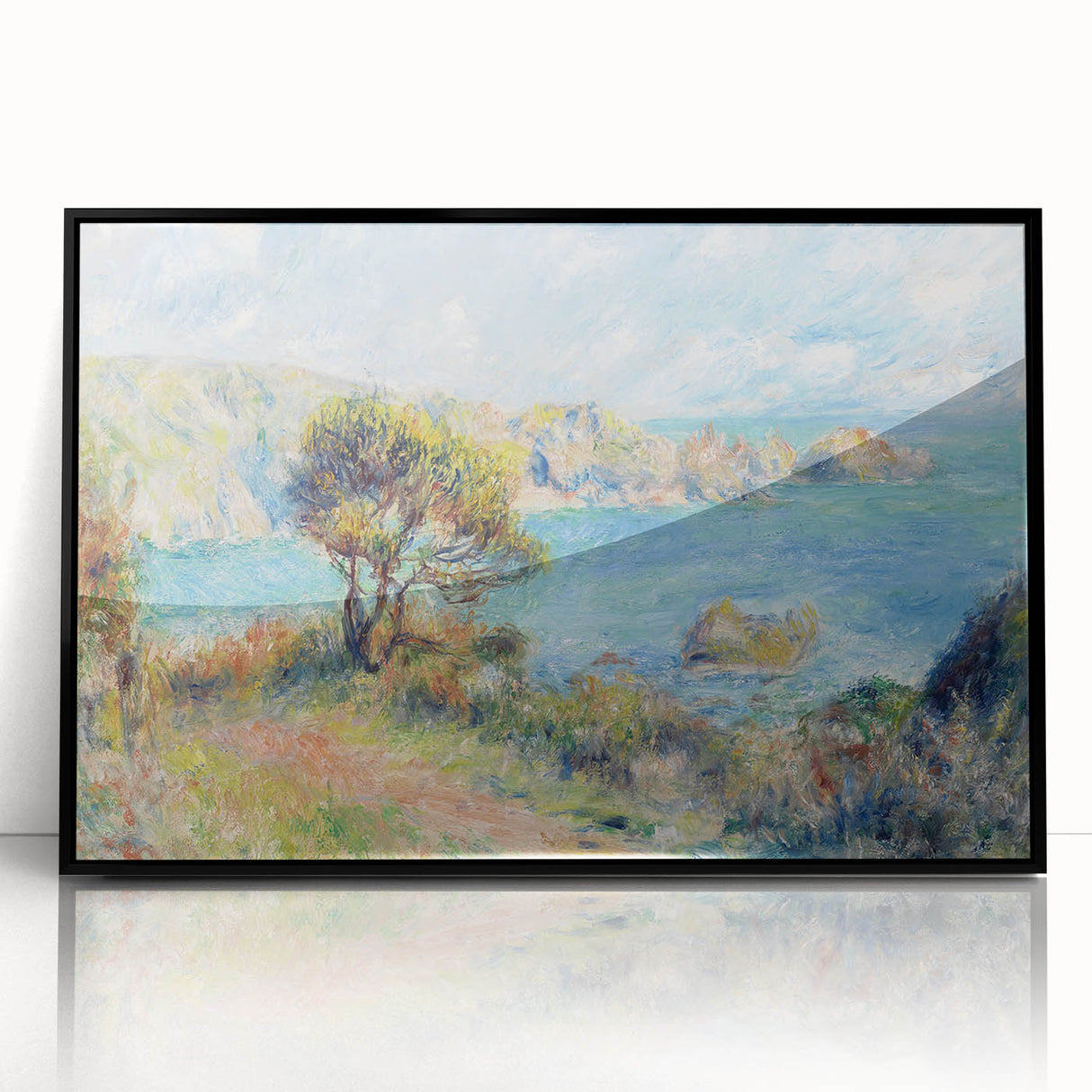 Renoir's View at Guernsey - French Impressionist Landscape Wall Art