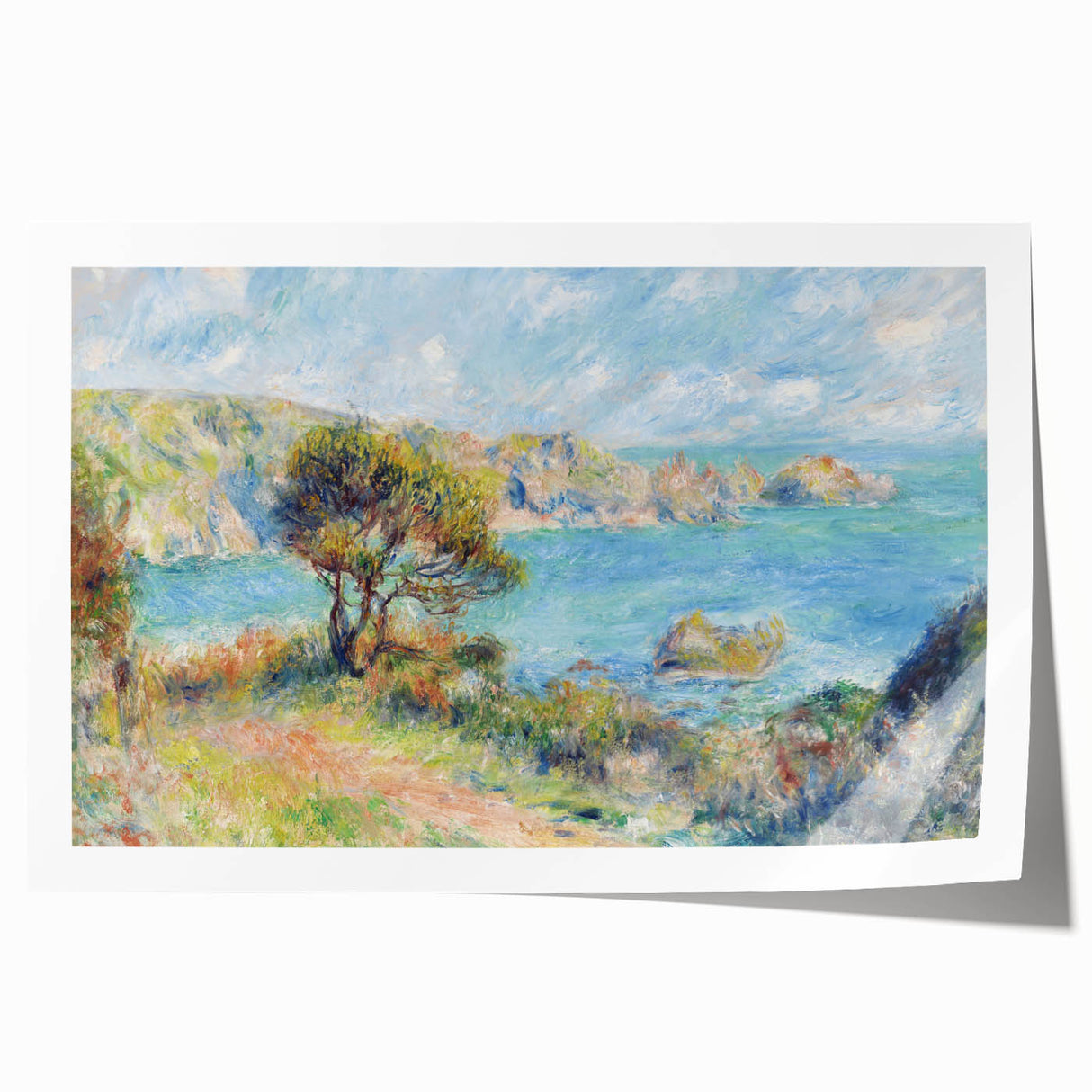 Renoir's View at Guernsey - French Impressionist Landscape Wall Art