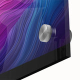 Close-up of a vibrant acrylic landscape artwork showcasing intricate cave formations in rich earthy tones, perfect for enhancing home decor with a natural touch.