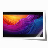 Vibrant rolled print showcasing a stunning landscape with intricate cave formations, featuring rich earth tones and detailed textures, ideal for home decor.