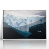 Framed acrylic artwork showcasing a scenic cliff landscape with vibrant colors and intricate details, displayed against a clean white backdrop for a modern aesthetic.