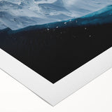 Stunning rolled canvas artwork depicting dramatic cliffs and landscapes in vibrant colors, perfect for enhancing home décor or as a unique gift.