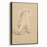 Romanticism Art: Alexander Hamilton Hand Study Canvas Print