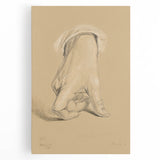 Romanticism Art: Alexander Hamilton Hand Study Canvas Print