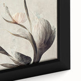 Soft Floral Living Room Wall Art – Modern Canvas & Framed Print