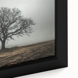 Solitary Tree in Fog Office Wall Art – Modern Corporate Decor