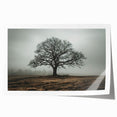 Solitary Tree in Fog Office Wall Art – Modern Corporate Decor