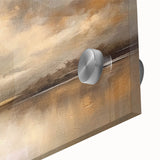 Abstract landscape wall art design displayed on acrylic glass, showcasing vibrant colors and intricate textures, perfect for modern home decor accents.