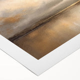 Abstract landscape wall art on rolled canvas, showcasing vibrant colors and fluid shapes, ideal for modern home decor or office spaces.