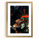 Baroque Still Life Art - Antique Fruit and Lobster Print for Home Décor