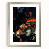 Baroque Still Life Art - Antique Fruit and Lobster Print for Home Décor