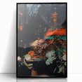 Baroque Still Life Art - Antique Fruit and Lobster Print for Home Décor