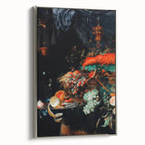 Baroque Still Life Art - Antique Fruit and Lobster Print for Home Décor