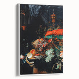 Baroque Still Life Art - Antique Fruit and Lobster Print for Home Décor