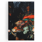 Baroque Still Life Art - Antique Fruit and Lobster Print for Home Décor