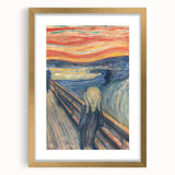 Expressionist Art: "The Scream" Iconic Abstract Expressionism Wall Decor