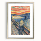 Expressionist Art: "The Scream" Iconic Abstract Expressionism Wall Decor