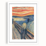 Expressionist Art: "The Scream" Iconic Abstract Expressionism Wall Decor