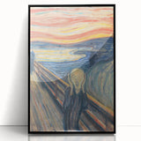 Expressionist Art: "The Scream" Iconic Abstract Expressionism Wall Decor