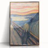 Expressionist Art: "The Scream" Iconic Abstract Expressionism Wall Decor