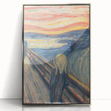 Expressionist Art: "The Scream" Iconic Abstract Expressionism Wall Decor