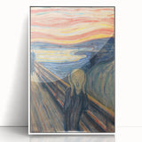 Expressionist Art: "The Scream" Iconic Abstract Expressionism Wall Decor