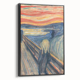 Expressionist Art: "The Scream" Iconic Abstract Expressionism Wall Decor