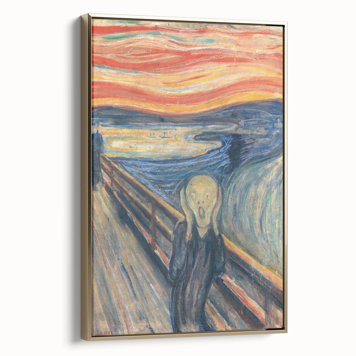 Expressionist Art: "The Scream" Iconic Abstract Expressionism Wall Decor