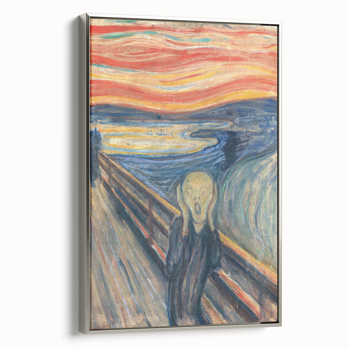 Expressionist Art: "The Scream" Iconic Abstract Expressionism Wall Decor