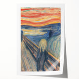 Expressionist Art: "The Scream" Iconic Abstract Expressionism Wall Decor