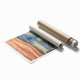 Expressionist Art: "The Scream" Iconic Abstract Expressionism Wall Decor