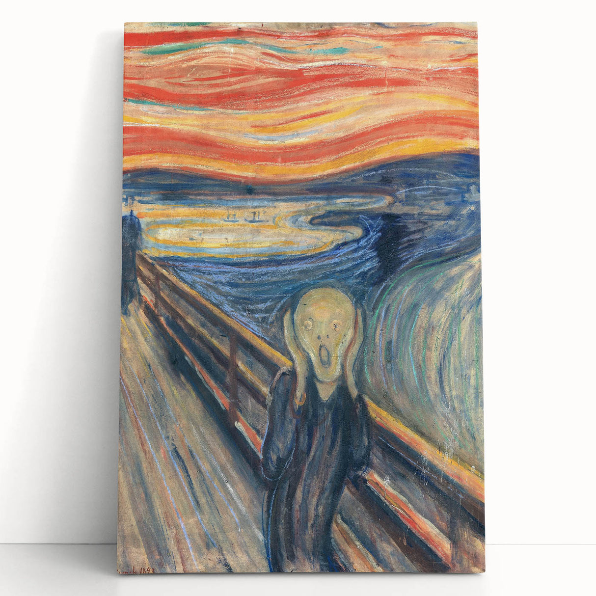Expressionist Art: "The Scream" Iconic Abstract Expressionism Wall Decor