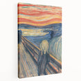 Expressionist Art: "The Scream" Iconic Abstract Expressionism Wall Decor