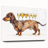 Large abstract wall art on acrylic glass featuring swirling blue and gray tones, suitable for bedroom or dining room decor.