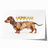 Extra large rolled print featuring a floral design in pastel shades, ideal for art wall dining room.