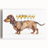 Black and white stretched canvas featuring a minimalist coffee cup design, ideal for kitchen wall art.